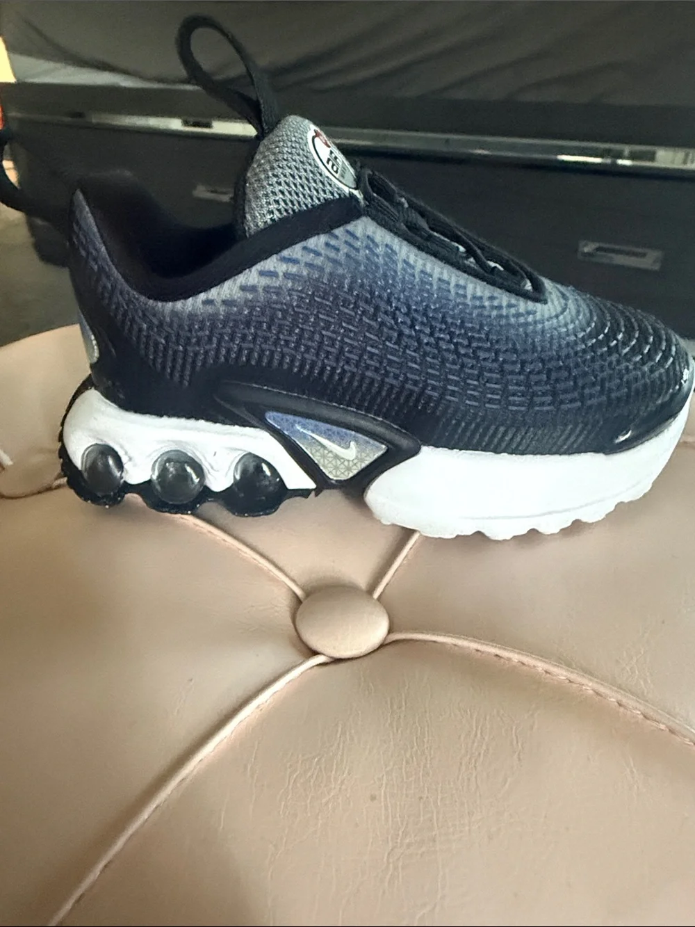 Kids Blue Athletic Sneakers with White Sole